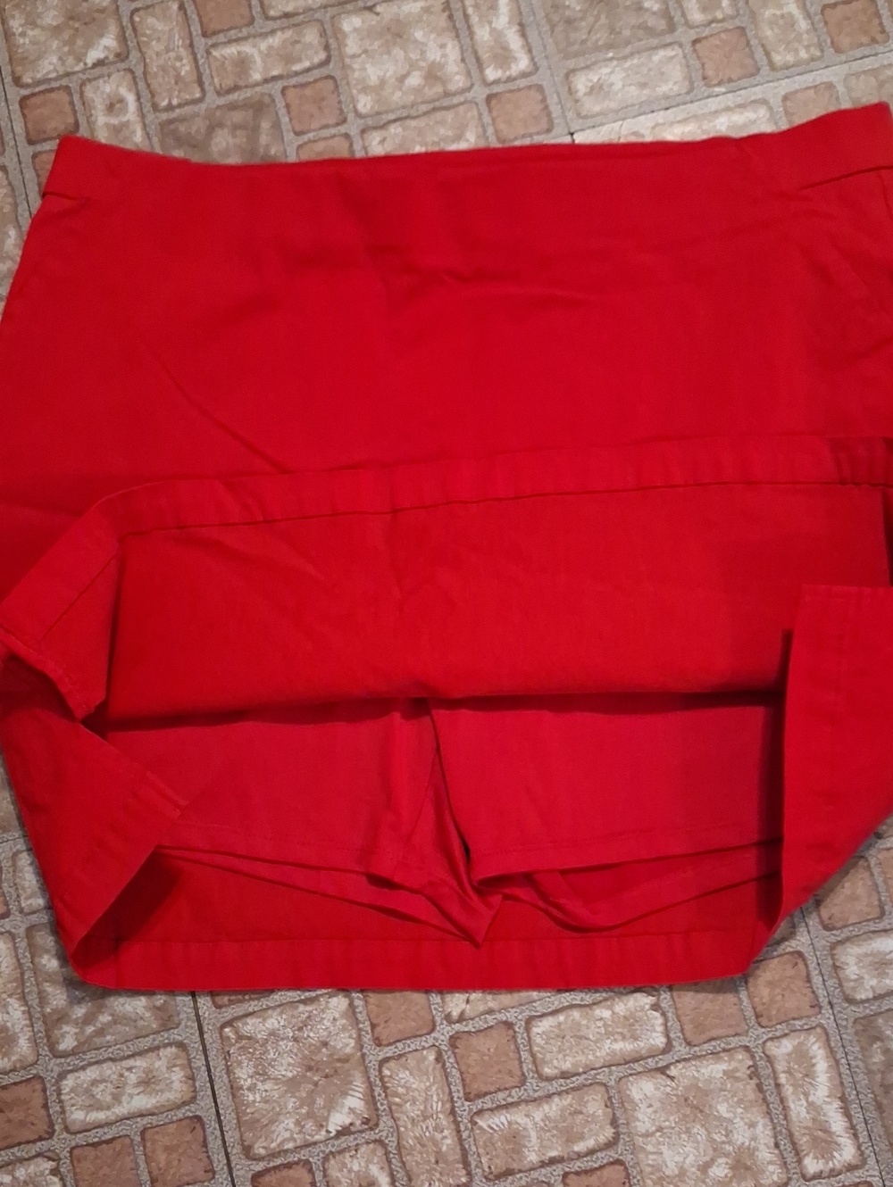 Rafaella Red Skort with Clean Silhouette